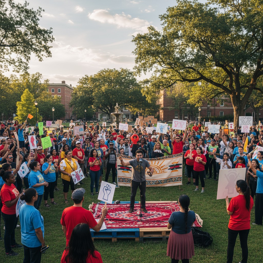 Global.Media authors and community at a live gathering